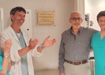 Da sinistra Patrizia Venditti, Gabriele Pesarini, Daniele Pighi e Flavio Ribichini