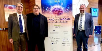 Da sinistra: Giovanni De Manzoni, Massimiliano Calabrese, Callisto Marco Bravi