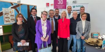 da sinistra Lanzoni, Nicolini, Ambrosi, D'Amelio, Di Francesco, Grimaldi, Piacentini, Franchi, Bechis e Buniotto