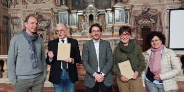 da sinistra: Raffaele Cossa, Dalai Lorenzo, Matteo Nicolini, Angela Fara e Renata Simonetta