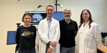 Da sinistra: Paola Cesari, Francesco Sala, Luigi Cattaneo,Valeria Di Caro