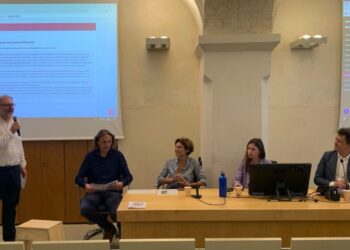 Da sinistra: Nicola Pasqualicchio, Alessandro Anderloni, Elena Brigo (Panta Rei), Federica Collato (Reverse) e Ivan Salvadori