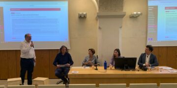 Da sinistra: Nicola Pasqualicchio, Alessandro Anderloni, Elena Brigo (Panta Rei), Federica Collato (Reverse) e Ivan Salvadori