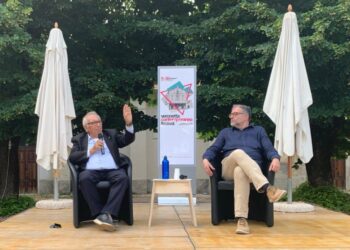 da sinistra Patrizio Bianchi, Nicola Pasqualicchio