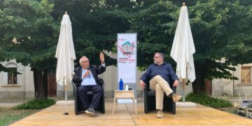 da sinistra Patrizio Bianchi, Nicola Pasqualicchio