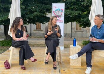 Da sinistra, Emanuela Maria Altamura, Livia Viganò e Luca Mazzara