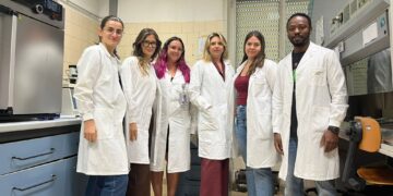 Da sinistra: Annachiara Cabibbo, Roberta Chiarelli, Noemi Cannizzaro, Emanula Bottani, Enrica Cappellozza, Donal Bajia.