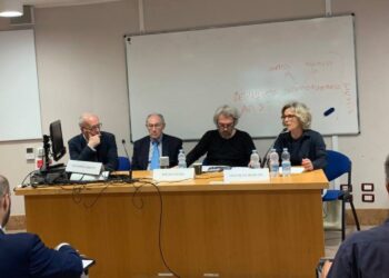 Da sinistra: Giuseppe Comotti, Mauro Regis, Tommaso Tuppini, Olivia Guaraldo