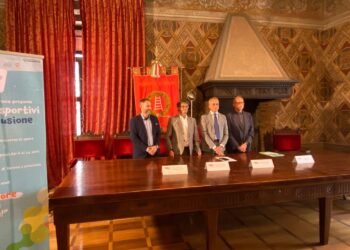 da sinistra: Cantor Tarperi, Federico Schena, Flavio Massimo Pasini e Riccardo Zuffa