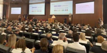 il Rettore Nocini sul podio del Polo Zanotto