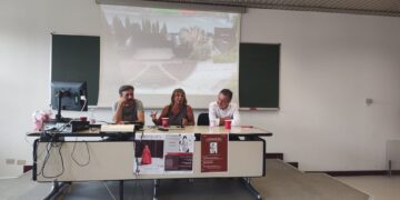 Da sn. Aldo Ottobrino, Lella Costa e Nicola Cadoni