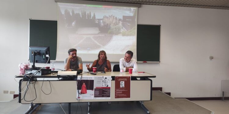 Da sn. Aldo Ottobrino, Lella Costa e Nicola Cadoni