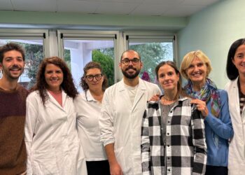 Nella foto da sx: Riccardo Danese, Valeria Gobbetto, Cristina Bulgarelli, Giulio Balestro, Sara Bertagnoli, Valentina Moro, Elena Rossato