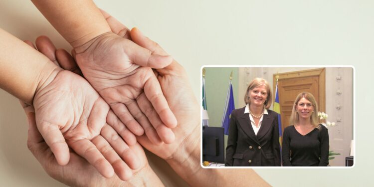 La rettrice Chiara Leardini e Marianna Purgato