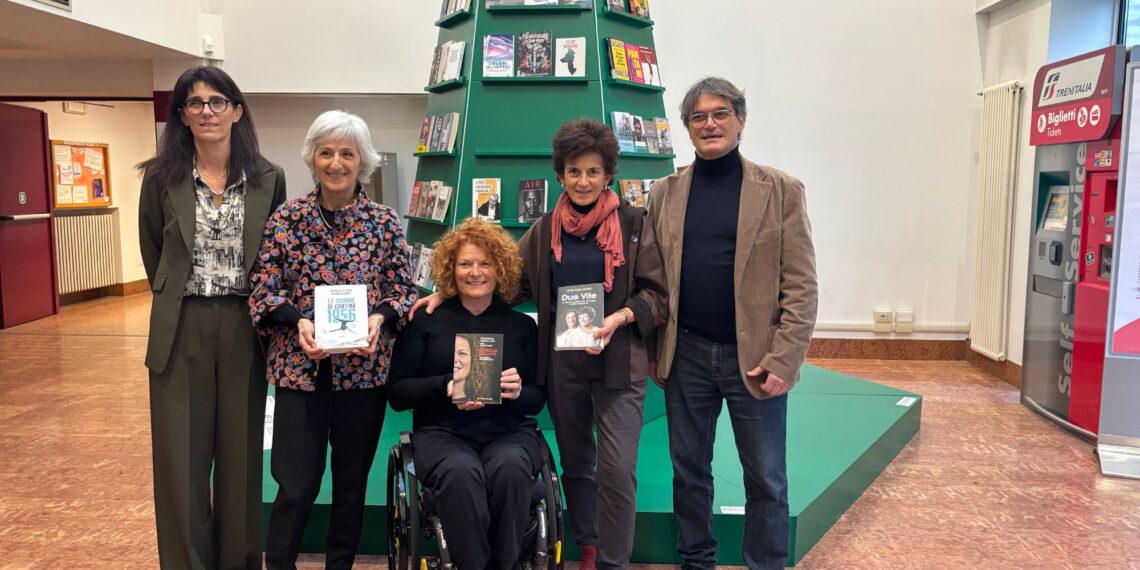 Da sx: Federica Formiga, Antonella Stelitano, Francesca Porcellato, Maria Rosa Quario e Federico Schena