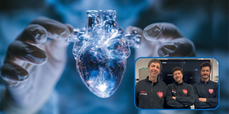 Photo credits: @Julia - Adobe creator.
Da sinistra: Gabriele Pesarini (Pa), Flavio Ribichini (Po) e Roberto Scarsini (Rtdb) della sezione di Cardiologia del dipartimento di Medicina di UniVr