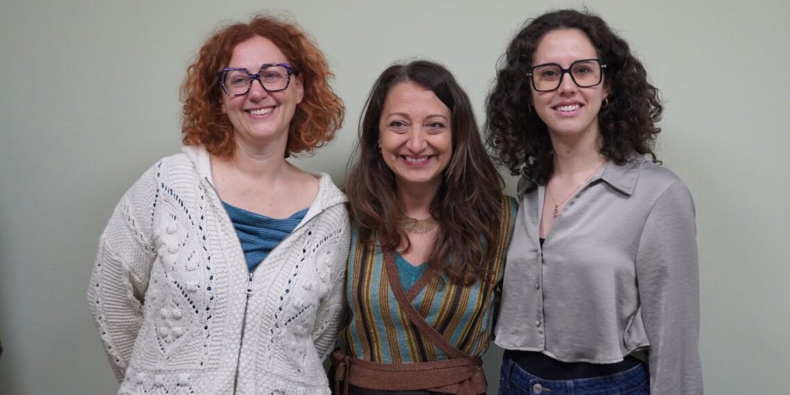 Da sx: Camilla Dongili, Michela Rimondini, Chiara Tomasi.