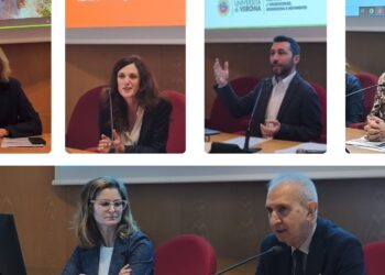 In alto da sx: Maria Fiorenza Coppari, Ilaria Decimo, Marco Cambiaghi, Michela Rimondini. In basso: Sara Mauroner e Giovanni Caprara